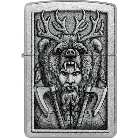 Zippo 2024 Zippo Barbarian Design, Street Chrome ZIP-48731